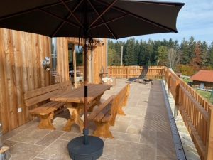 Outdoor Travertin Noce