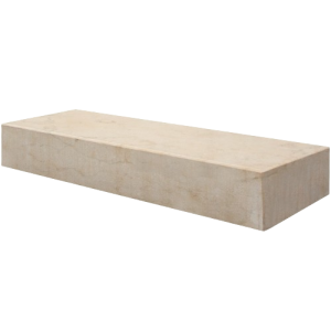 Blockstufen aus Kalkstein Seashell