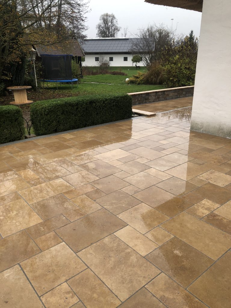 Outdoor Travertin Noce