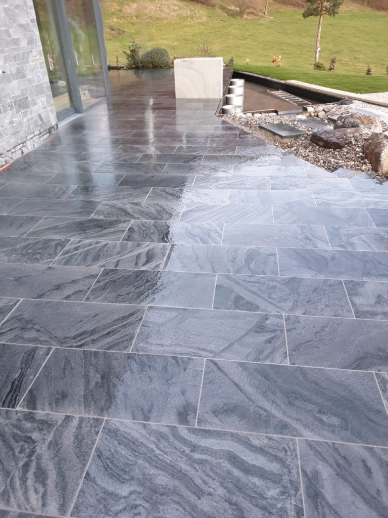 Outdoor Quarzit Silver Grey