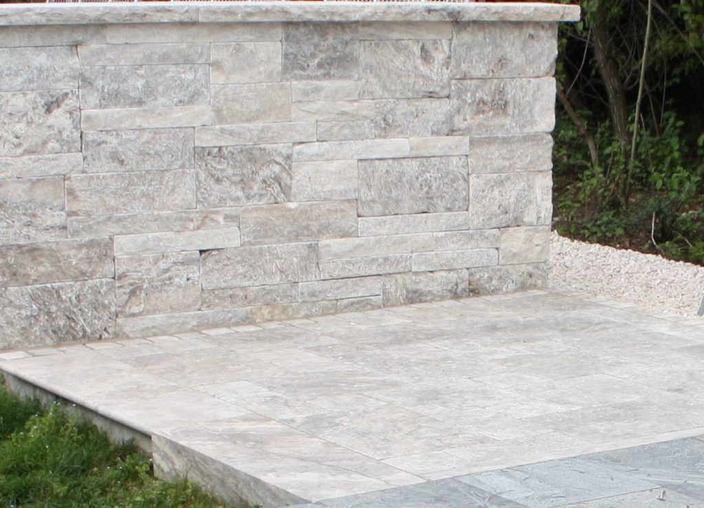 Travertin Silver Export Qaurzit Silver Grey Matrix