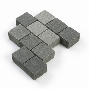 Pflastersteine aus Kalkstein Alexandria Grey in Light, Medium und Dark Grey