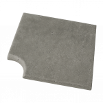 Poolecke aus Kalkstein Alexandria Grey in Medium Grey