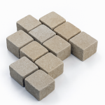Kalkstein Alexandria Beige Pflastersteine aus Naturstein für Außenbereich